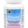Health Star Prenatal Multi-Vitamin & Mineral Dietary Supplement Tablets 100 Ct