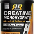 NEW Rep N Roll Micronized Creatine Powder, 45 Serv., Creatine Monohydrate