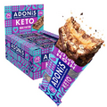 Adonis Hazelnut Crunch & Cocoa High Protein Keto Bars (16x45g Bars) | Vegan & Keto-Friendly | 100% Natural Keto Snacks | Sugar Free, Palm Oil Free | Low Sugar, Low Calorie & Low Carb for Weight Loss