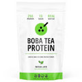 Boba Tea Protein Matcha Latte | 25g Grass-Fed Whey Protein Isolate Powder | Gluten-Free & Soy-Free Bubble Tea Protein Drink | Real Ingredients & Lactose-Free Protein Drink | 25 Servings