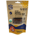 Yogi Super Foods Cacao Protein Bars for Healthy Energy - Organic, Vegan, Gluten Free, Low Glycemic Superfood Snack Food Bars with Plant Protein, Cocoa Powder & Nibs, Agave & Granola - 4 Bars