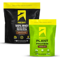 Ascent Whey 4 lb + Plant Protein Powder 18 Servings - Chocolate
