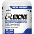 NutriJa L-Leucine 1000mg Capsules | Promotes Lean Muscle Mass, Muscle Building & Strengthening (60 Capsules)