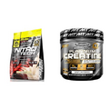 MuscleTech Nitro-Tech Whey Protein Powder Isolate & Peptides | Protein + Creatine for Muscle Gain & Creatine Monohydrate Powder Platinum Pure Micronized Muscle Recovery + Builder