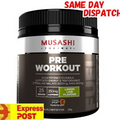 MUSASHI PRE-WORKOUT 25 SERVES ENERGY PERFORMANCE FREE EXPRESS AUST POST