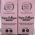 Vegan Collagen Builder - 60 Tablets - Happy Healthy Hippie - Lot Of 2