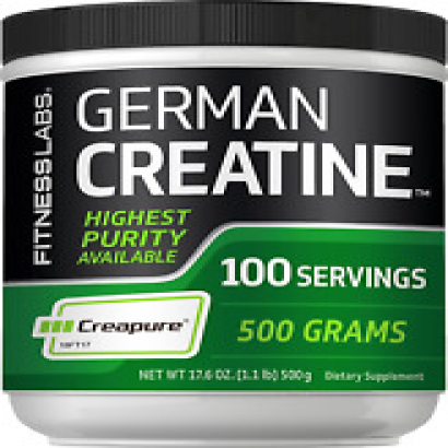 Fitness Labs German Creatine Powder | 500 Grams | 100 Servings | Monohydrate ...