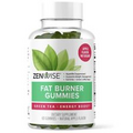 Zenwise Fat Burner Gummies Weight Loss Green Tea Energy Boost Apple 60 Count NEW
