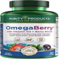 Purity Products OmegaBerry Fish Oil with Vitamin D3 & Organic Acai - 60 Softgels