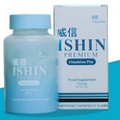 ISHIN Glutathione Premium Glutathione Plus Food Supplement, 60 Capsules