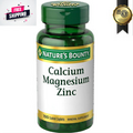 Nature's Bounty Calcium Magnesium & Zinc Caplets, Immune & Supporting 100 Count