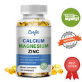 Calcium Magnesium & Zinc Capsules Muscle Support,Heat Health,Strong Bones 120Pcs