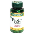 Nature's Bounty Biotin 120 Softgel 10000 mcg Exp 01/2026