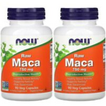 Now Foods, (2 Pack) Maca, Raw, 750 mg, 90 Veggie Caps