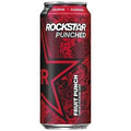 Rockstar Punched Energy Drink, Fruit Punch, 16oz Cans (12 Pack) Free Shipping