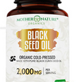 Organic Black Seed Oil Capsules - 3 Month Supply - 180 Count (2000mg Per Serving