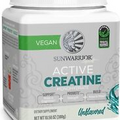 Sunwarrior Creatine Monohydrate Powder | Pre Workout, 300 Grams, 60 Servings