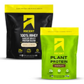 Ascent Whey + Plant Protein Powder - Vanilla Bean 4 lb & Chocolate 18 Servings