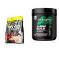 MuscleTech Nitro-Tech Whey Protein Powder Isolate & Peptides | Protein + Creatine for Muscle Gain & BCAA Amino Acids + Electrolyte Powder Amino Build 7g of BCAAs + Electrolytes Support