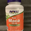 Now Foods Maca 750 mg Raw 90 VegCap, Exp 02/2027