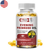 120 Softgels Evening Primrose Oil Capsules with GLA -Anti-Aging,Whitening 1300MG