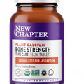 New Chapter Bone Strength Calcium Supplement with Vitamin D3, K2, Magnesium - 12