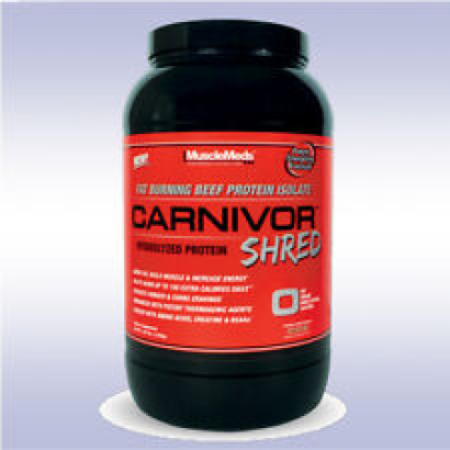 MUSCLEMEDS CARNIVOR SHRED (2 LB) fat burning beef protein isolate powder aminos