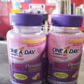 (2) ONE A DAY WOMEN'S PRENATAL GUMMIES WITH FOLIC ACID AND NATURALLY SOURCED DHA