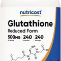 Nutricost Glutathione Capsules 500mg, 240 Capsules - Gluten Free, Non-GMO