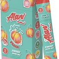 Alani Nu Juicy Peach Energy Sticks | Energy Drink Powder | 200mg Caffein | 10PCS
