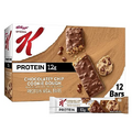 Kellogg's Special K Protein Meal Bars, 12g Protein Snacks, Meal Replacement, Chocolatey Chip Cookie Dough, 19oz Box (12 Bars)