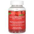 California Gold Nutrition, Propolis and Echinacea Gummies, Natural Raspberry, 90 Vegetarian Gummies