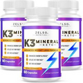 (3 Pack) K3 Mineral Keto Pills by Zelso Nutrition, 60 Count (Pack of 3)