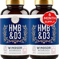 HMB and Vitamin D3 Supplement - Muscle Growth, Strength, Performance White