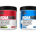 EVL BCAA 5000: Premium Amino Acid Powder for Post & Pre Workout Recovery, 30 srv