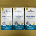 3 New Nordic Naturals Omega-3 690mg - 120 Soft Gels Each Box