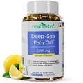 Neuherbs Deep Sea Omega 3 Fish Oil Lemon Flavour 60 Softgel Unisex Use Free Ship