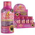 Lot of 12 Vitamin Energy B12 14,000% Pink Berry Energy Shots 1.93 oz each SEALED