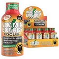 Lot of 12 Vitamin Energy Focus+ Mango Energy Shots ex 1/8/26 SEALED 1.93 oz each