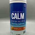 Natural Vitality Calm Magnesium Supplement Orange Flavor 120 Gummie EXP:12/2024+