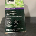 Opened GAIA HERBS  Thyroid Support- 59 Vegan Liquid Phyto Caps Stress Support
