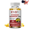 120 Softgels Evening Primrose Oil Capsules 1300MG with GLA -Anti-Aging,Whitening