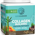 Sunwarrior - Collagen Building Protein Peptides | Drink Mix, Coffee, 1.1 Lb/500g
