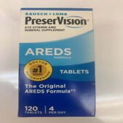 Preservision AREDS Eye Vitamin & Mineral 120 Tablets Blue Box (Pack Of 3)