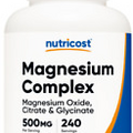 Nutricost Magnesium Complex 500Mg, 240 Capsules - Magnesium Oxide, Citrate, and
