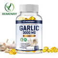 Odorless Garlic 3000mg - Heart Health, Cholesterol Levels Support, Antioxidant