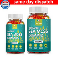 Natural Sea Moss Gummies - Irish sea Moss Raw Bladderwrack,Burdock Root 10/60Pcs