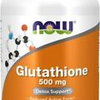 NOW Supplements, Glutathione 500 mg, with Milk Thistle Extract & Alpha...
