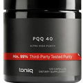 Toniiq 99%+ 40mg Supplement - Ultra High Purity PQQ Concentrated...