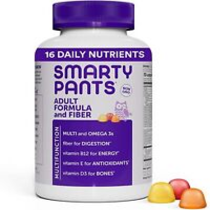 SmartyPants Fiber Supplement & Multivitamin for Men & Women: Multivitamin...